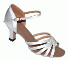 Donna White Satin Latin or Ballroom Dance shoe