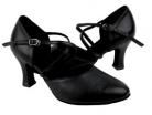 Carol Black Leather Ballroom Dance Shoe