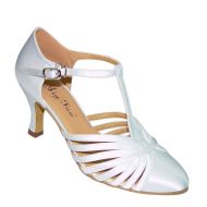 Marjorie White Sartin Ballroom Dance Shoe
