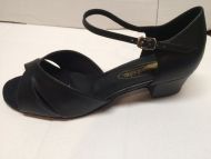 Maryjane Black Leather Latin or Ballroom Dance Shoe