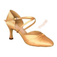 Lucinda Tan Satin Ballroom Dance Shoe