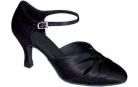 Danielle Black Satin Ballroom Dance Shoe