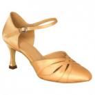 Danielle Tan Satin Ballroom Dance Shoe