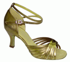 Jodi Gold Leather Latin or Ballroom Dance Shoe