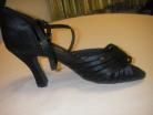 Jodi II Black Satin Latin or Ballroom Dance Shoe