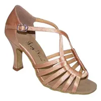 Linda Tan Satin Latin ir Ballroom Dance Shoe