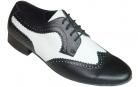 TOM Black and White Ballroom Dance shoe